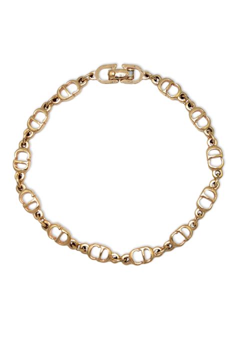 dior chain link bracelet